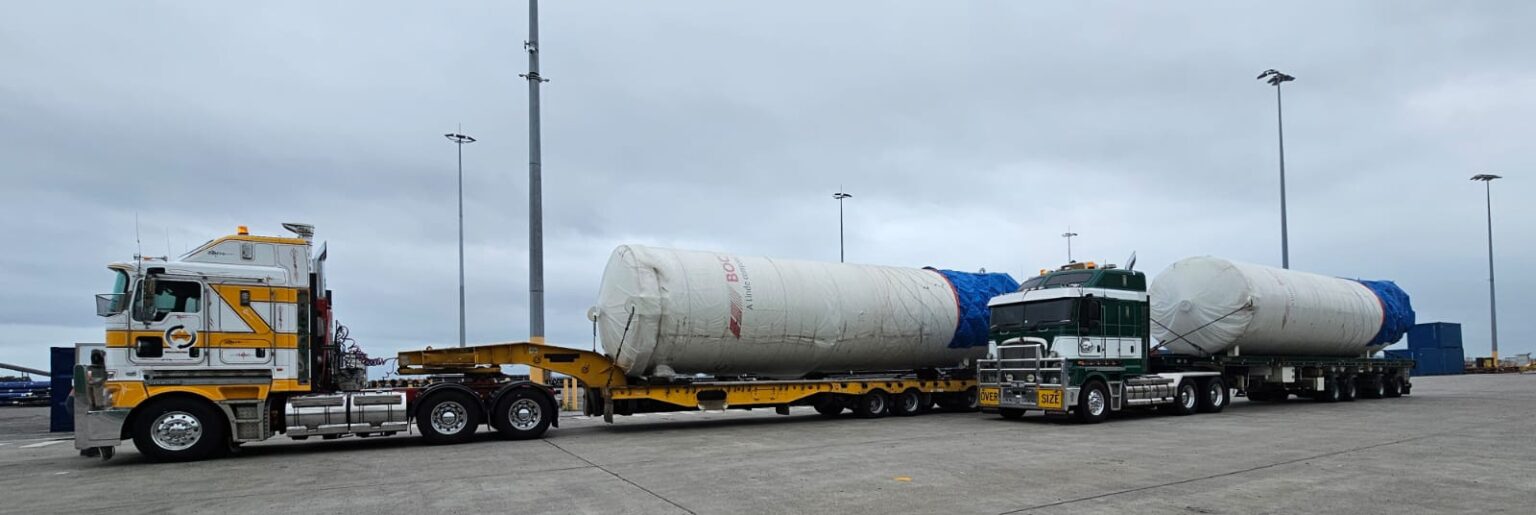 Heavy lift vessel operations for industrial cargo